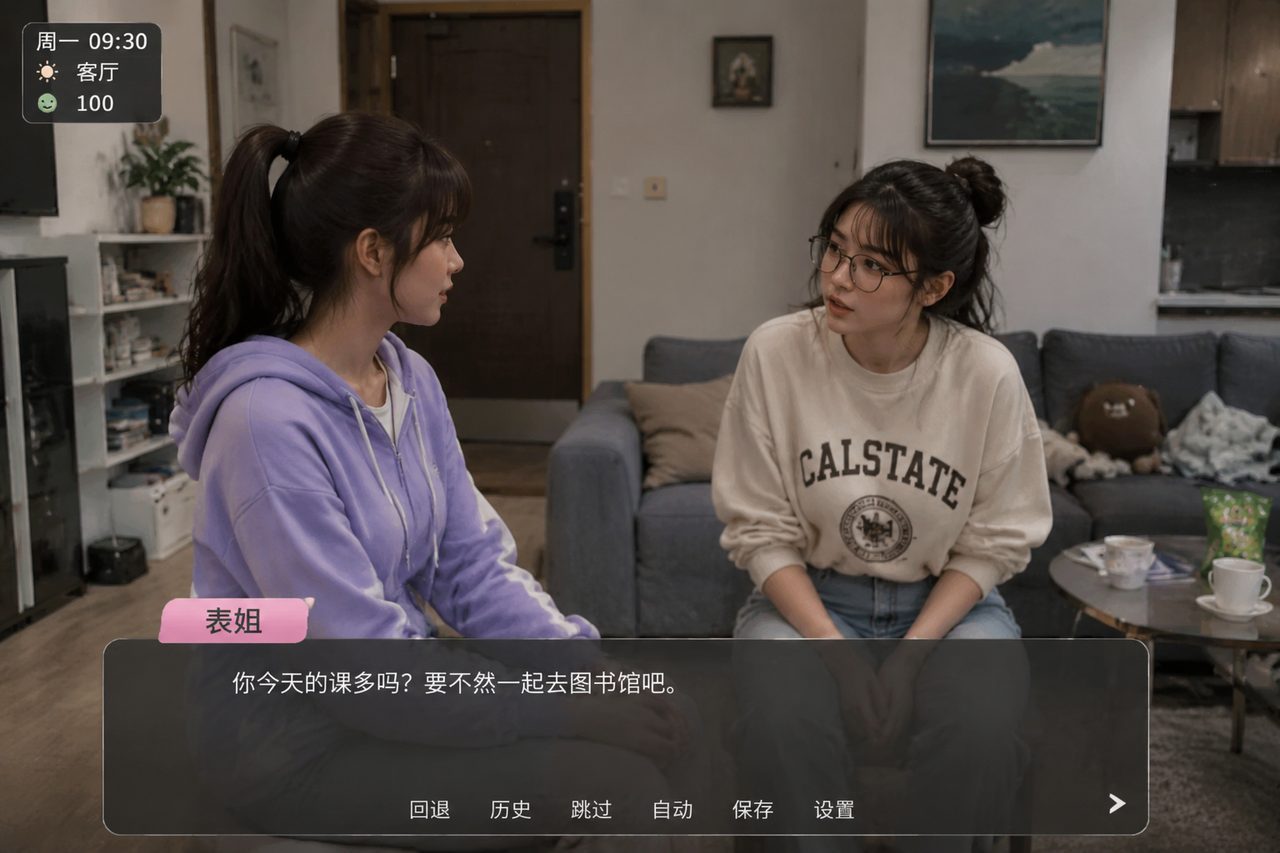 我的可爱表姐 欧美SLG 实机截图 5